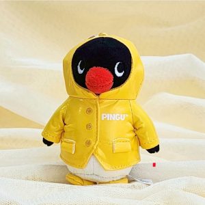韓國pingu雨衣企鵝吊飾-180